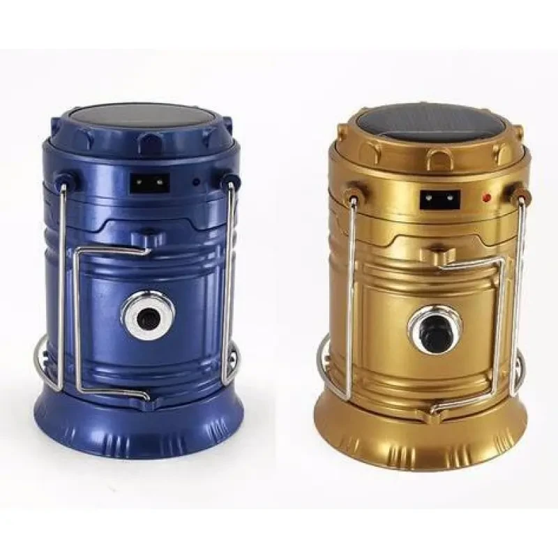 TrailLite Collapsible Solar LED Camping Lantern for Outdoor Adventures