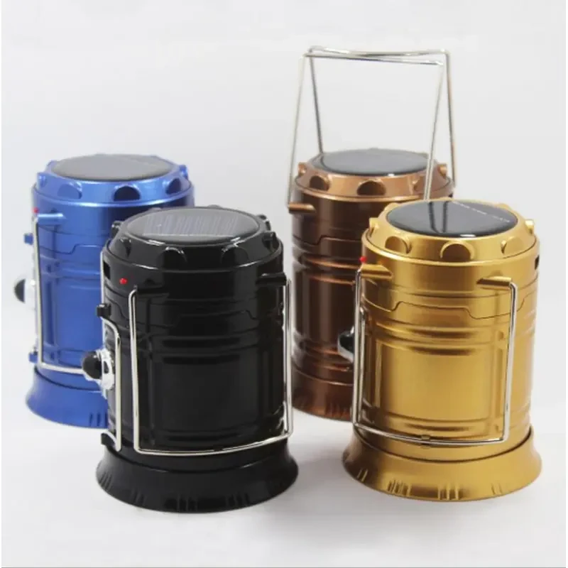 TrailLite Collapsible Solar LED Camping Lantern for Outdoor Adventures