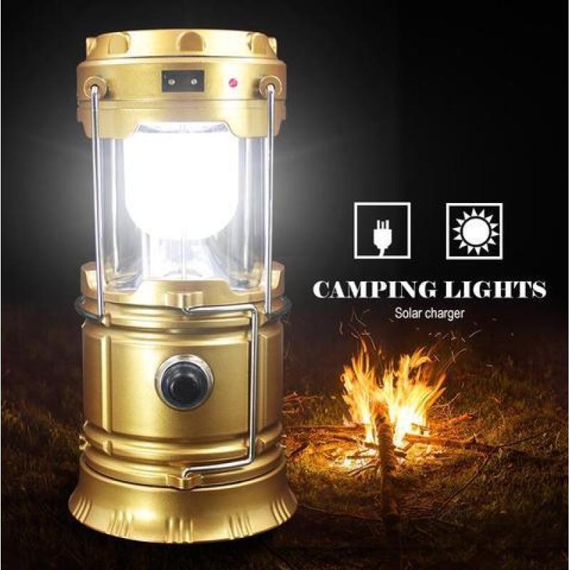 TrailLite Collapsible Solar LED Camping Lantern for Outdoor Adventures