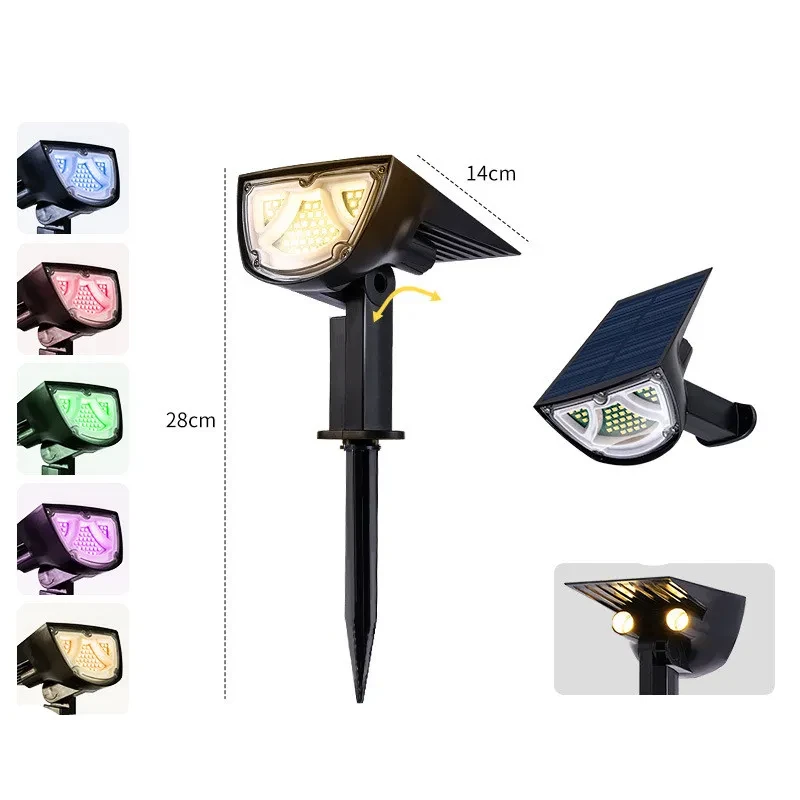Solar Fighter Series LED Outdoor Flood Lamp Long Runtime