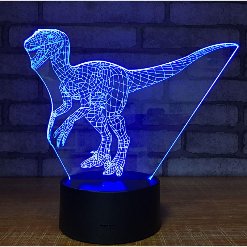 3D Cartoon LED Night Lamp Touch & Remote Bedroom Table Light