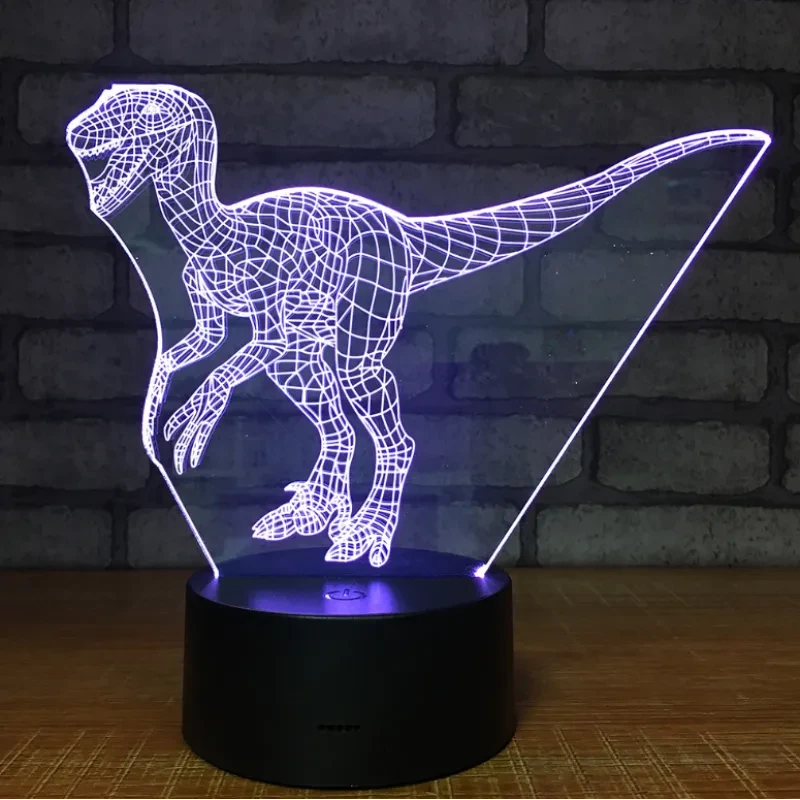 3D Cartoon LED Night Lamp Touch & Remote Bedroom Table Light