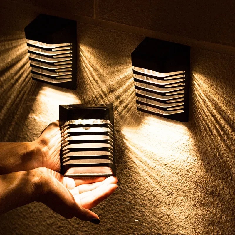 Solar Wall Lamp Outdoor Decorative LED Garden Atmosphere Light