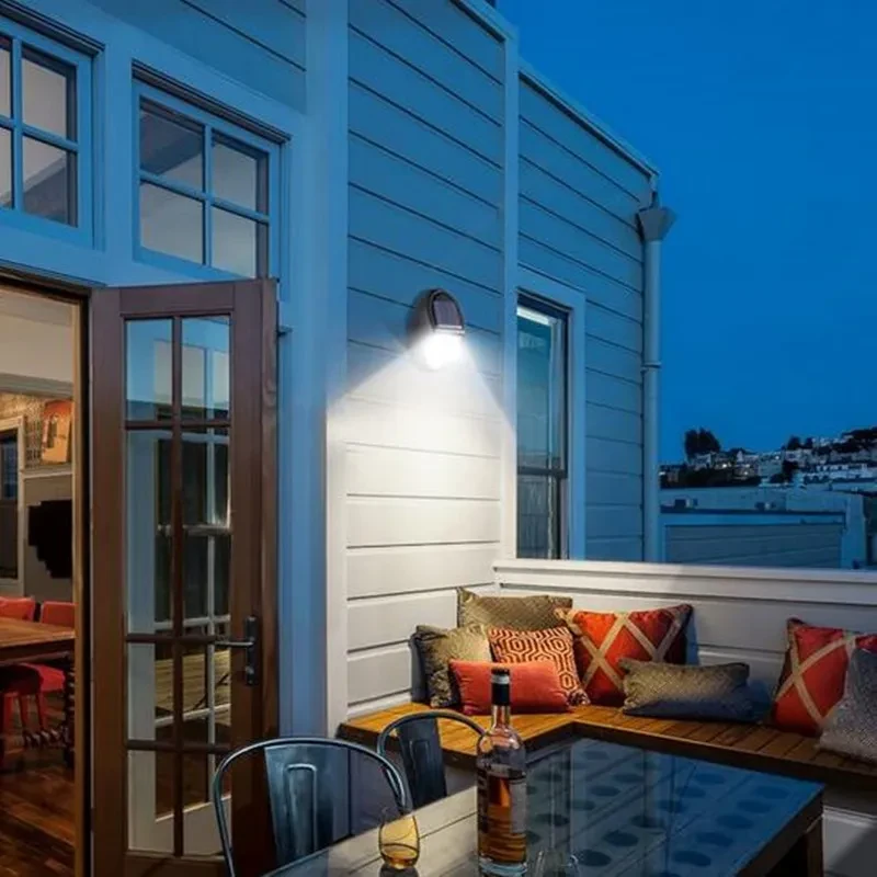 EcoSolar Outdoor LED Yard Light Automatic Night Sensor Lamp