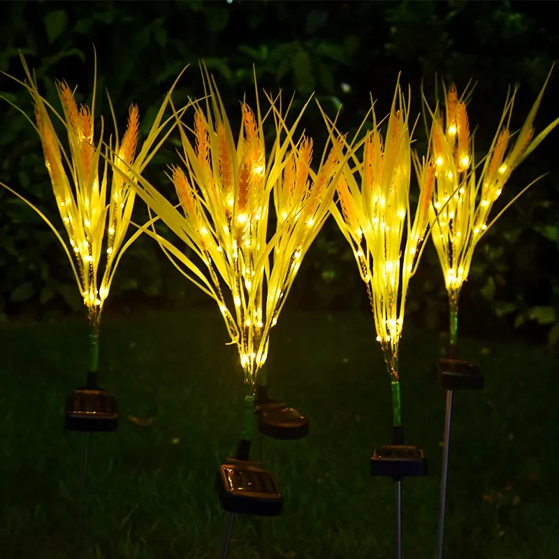 Solar Wheat Ear LED Garden Lamp Outdoor Lawn Decoration Light