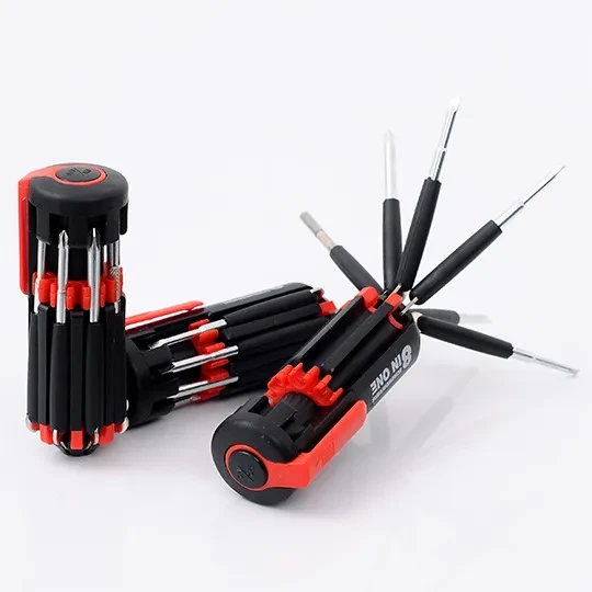 8-in-1 LED Screwdriver Multifunctional Portable Car Tool