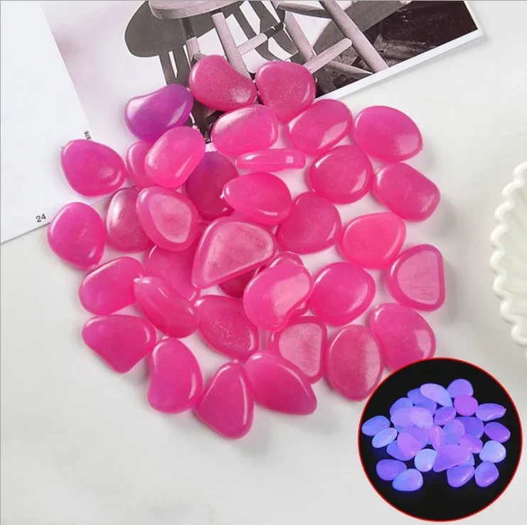 Fluorescent Aquarium Stones for Fish Tank & Garden Decoration
