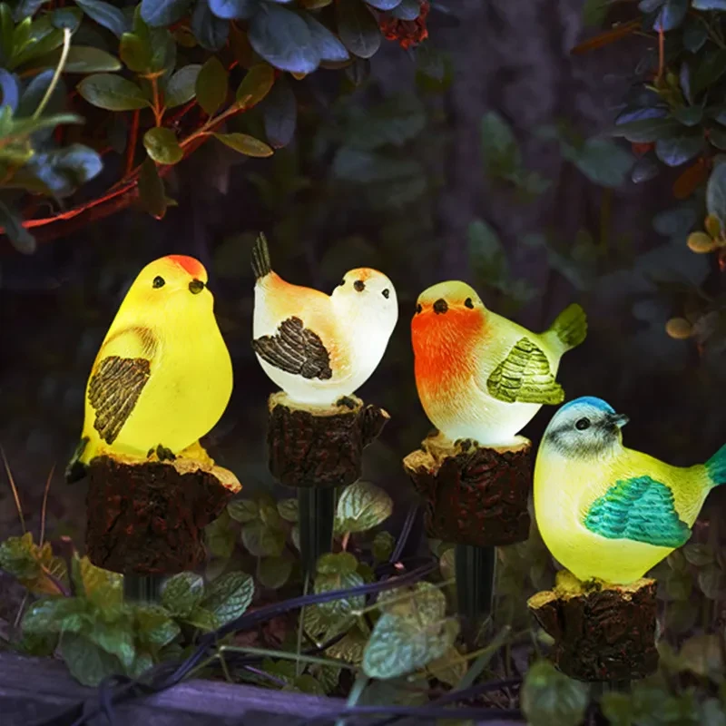 Solar LED Decorative String Lights with Birds, Butterflies & More