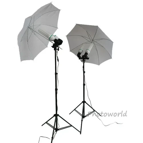 Adjustable Dual-Head E27 Photography Light Holder for Studio Use