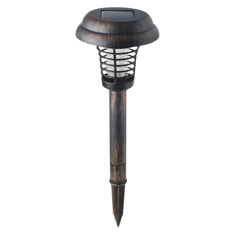 Solar-Powered LED Mosquito Trap Lamp for Outdoor Insect Control