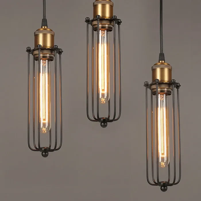 Industrial Iron Rope Pendant Light for Modern Interior Spaces