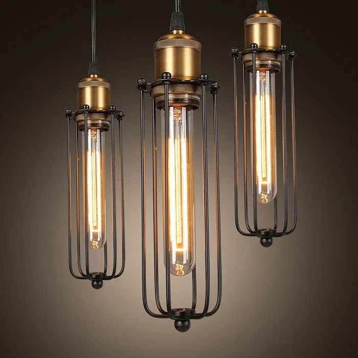 Industrial Iron Rope Pendant Light for Modern Interior Spaces