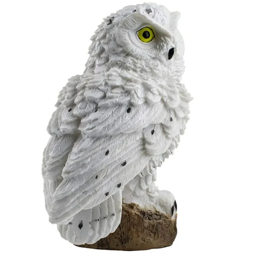 Nightbird Solar Yard Figurine Lamp for Lawn and Outdoor Decor