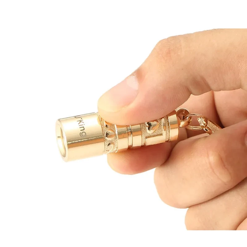 Waterproof Mini LED Flashlight Keychain Zinc Alloy Body