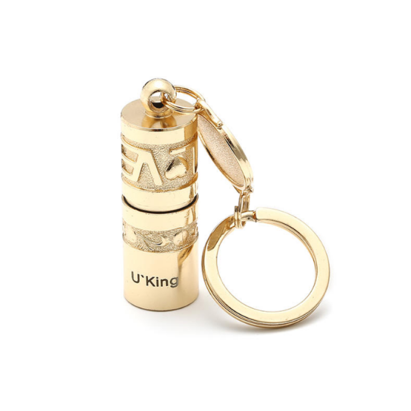 Waterproof Mini LED Flashlight Keychain Zinc Alloy Body