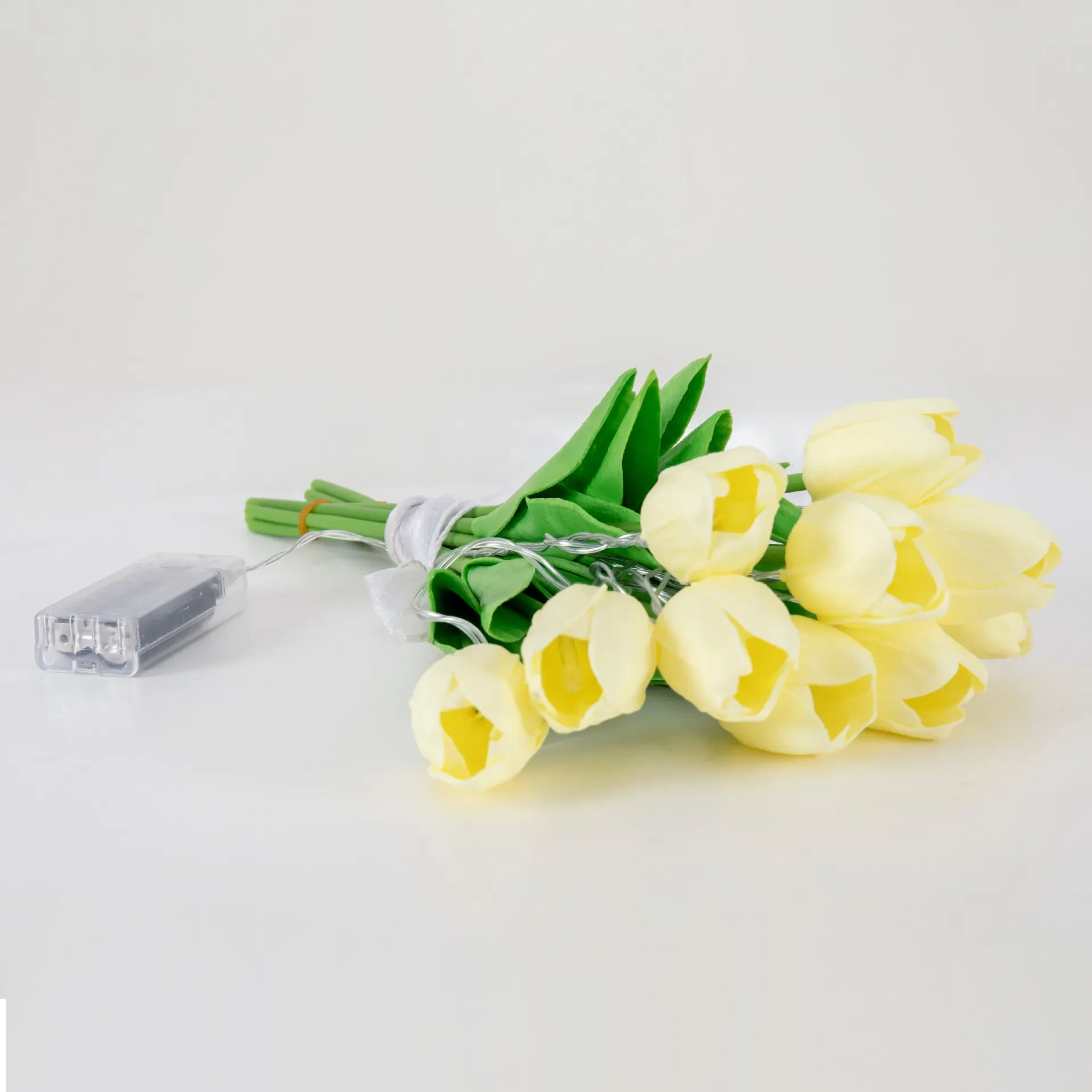 LED Tulip Flower Light String for Bridal Bouquet & Holiday Decor