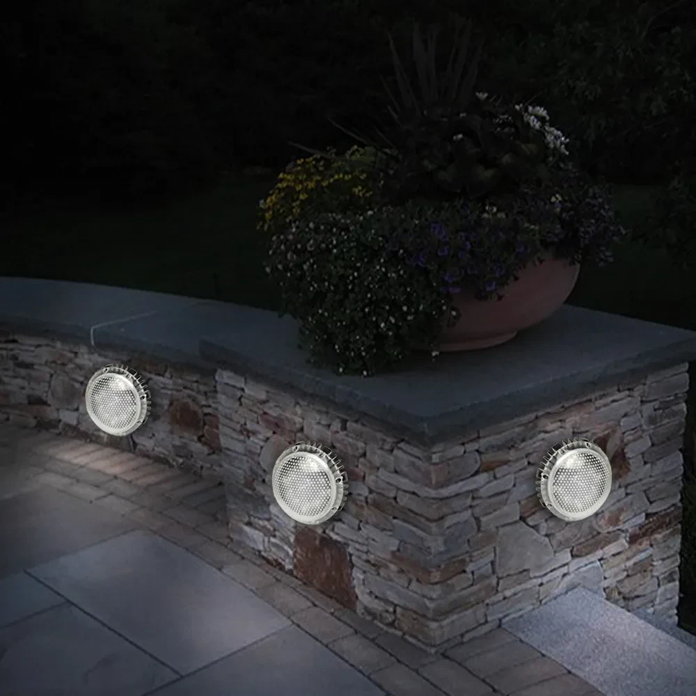 Solar Underground Lawn Light IP67 Waterproof Outdoor Garden LED