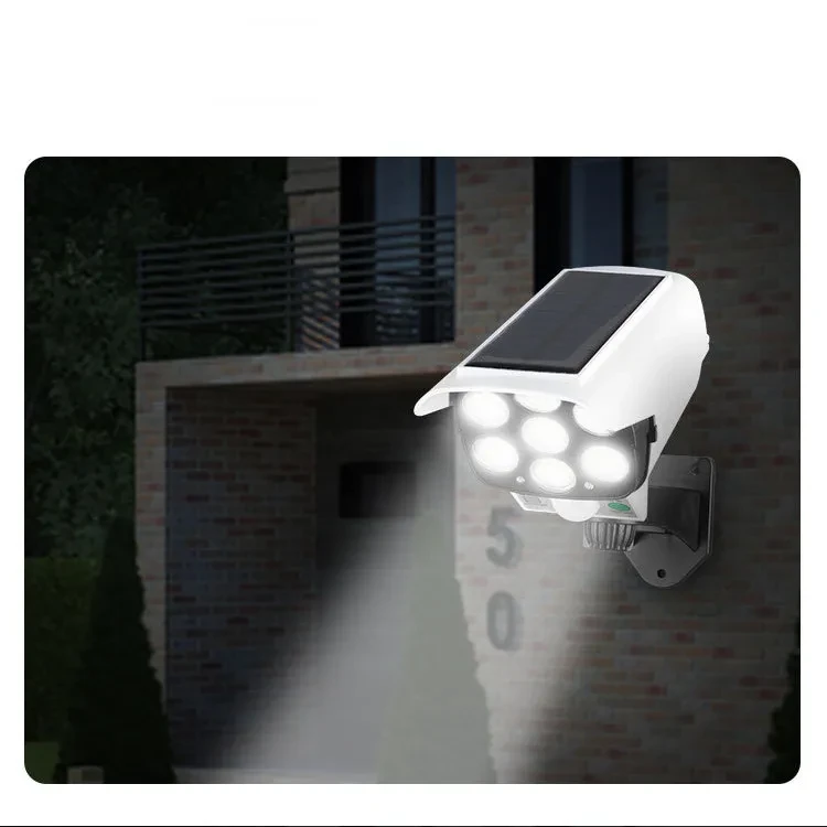 Solar Fake Camera Wall Light with Motion Sensor & Remote