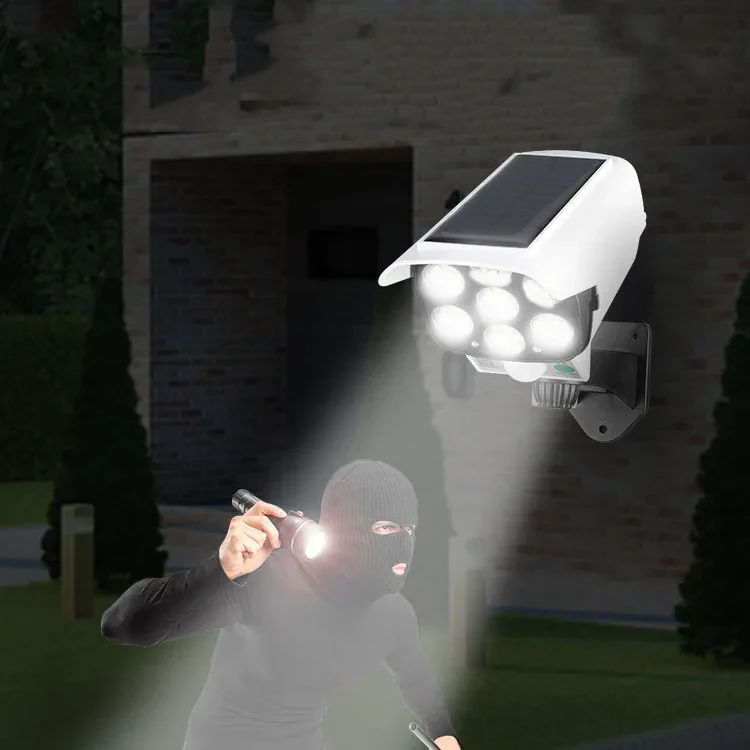 Solar Fake Camera Wall Light with Motion Sensor & Remote