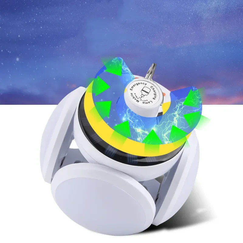 Solar Football LED Light Outdoor 360° Multi-Mode Lamp