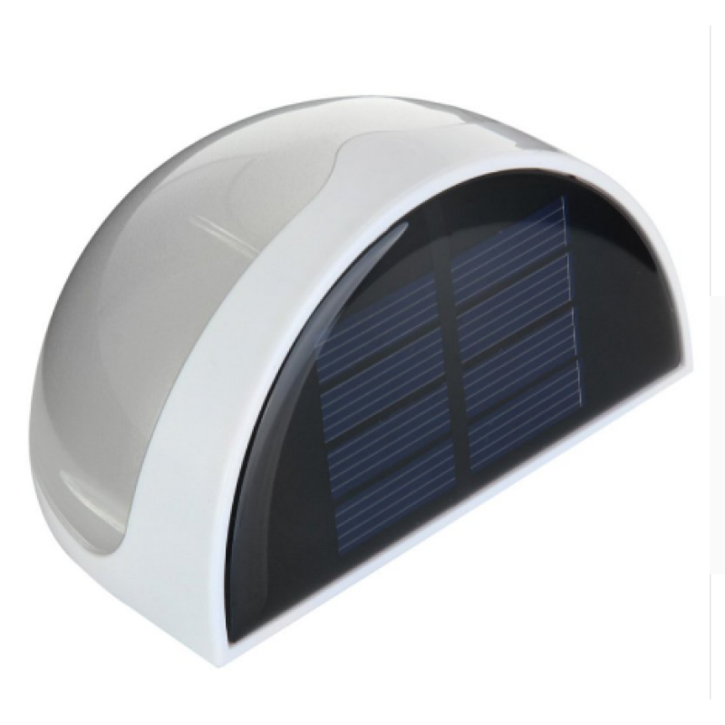 Semi Round Solar LED Fence Wall Light with Auto Night Sensor