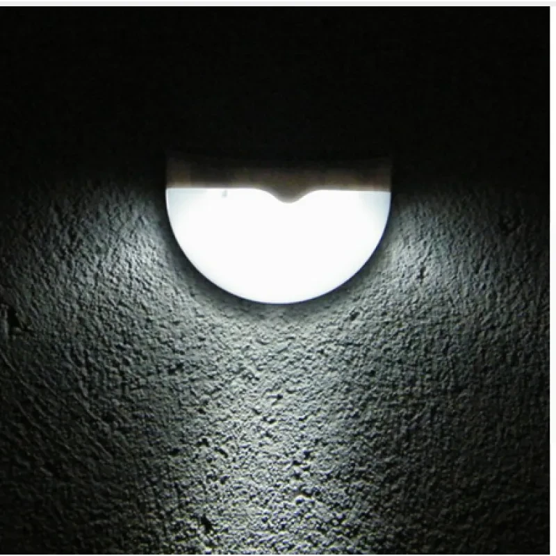 Semi Round Solar LED Fence Wall Light with Auto Night Sensor