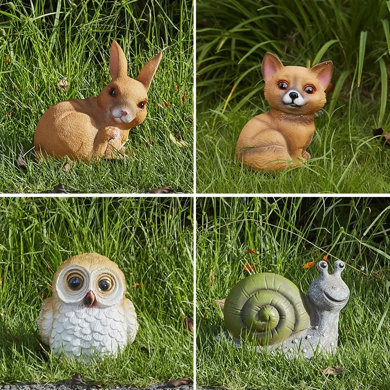 Animal Garden Lamp LED Outdoor Lawn Decor