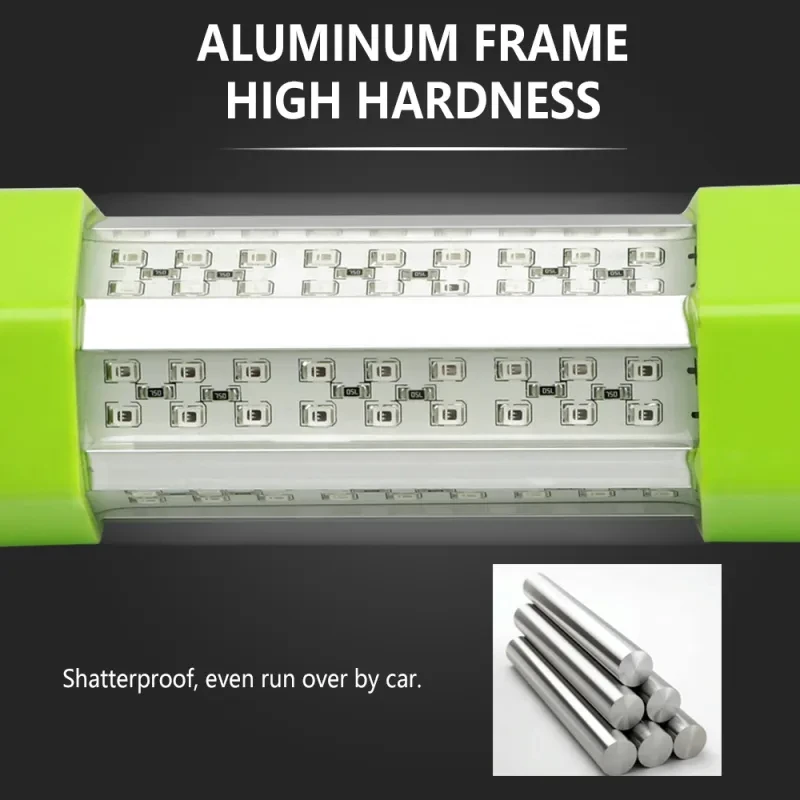 12V 100W Underwater Fishing Light Yellow-Green for Night Fishing