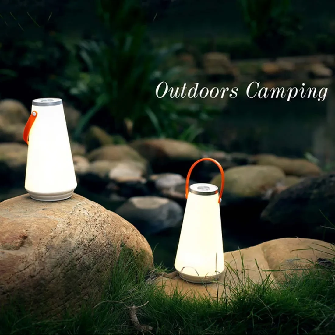 USB Rechargeable Retro Kerosene LED Lantern Portable Vintage Light