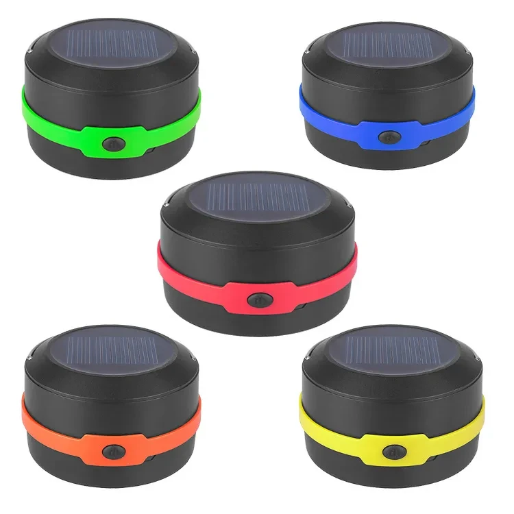 Folding Solar Camping Lantern with USB Recharge & Power Output