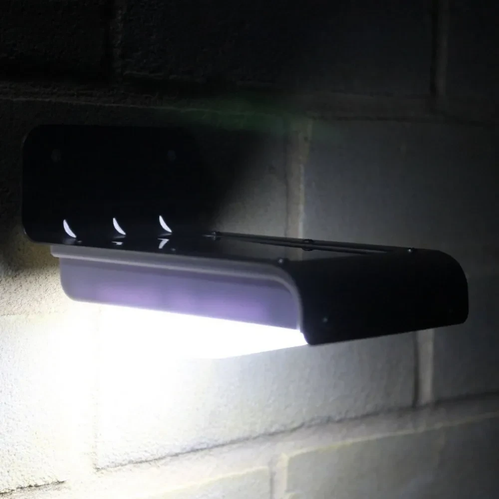 Solar PIR Motion Sensor Outdoor Light with Side LED Design