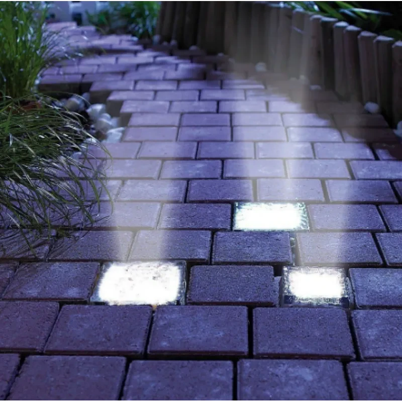 Solar LED Ice Brick Lamp for Garden Yard Deck Outdoor Decoration