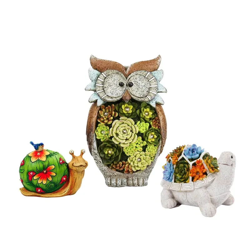 Solar Animal LED Figurine Lamp for Garden, Patio & Windows