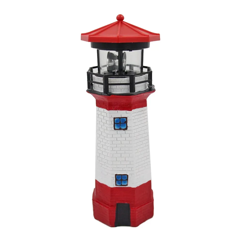 Lighthouse Solar LED Lawn Ornament for Outdoor Garden & Yard