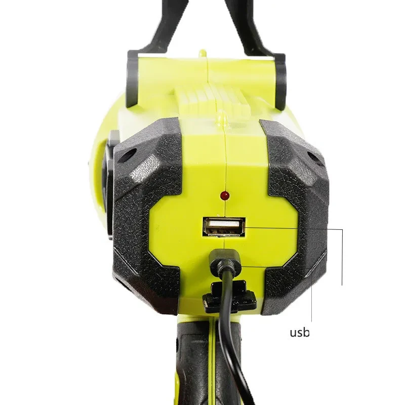 USB Rechargeable Camping Glare Lantern with SOS and Warning Light