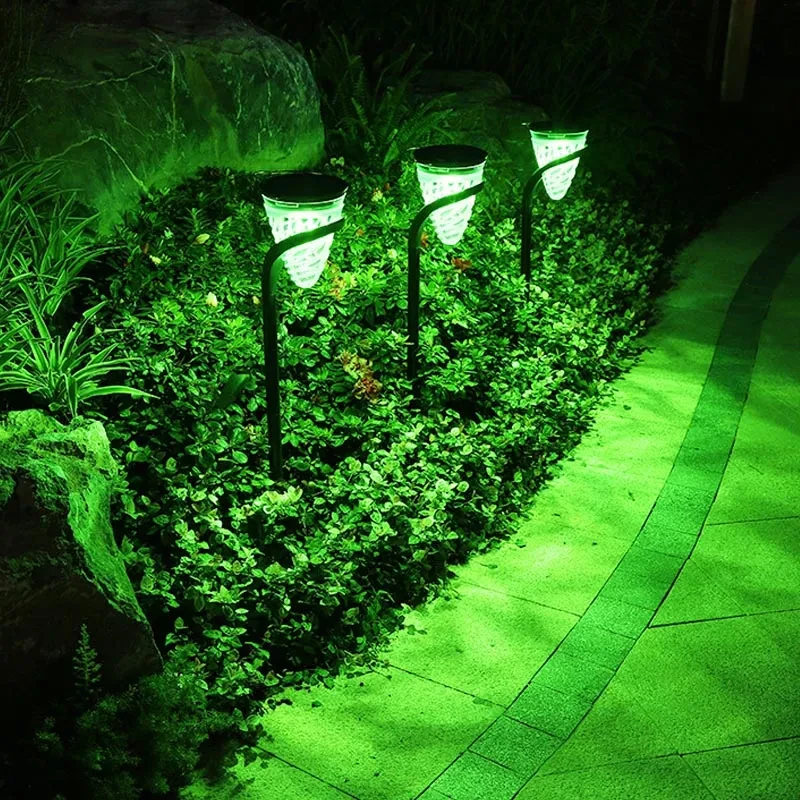 Multicolor Solar Garden Stakes LED Lights for Yard and Walkways