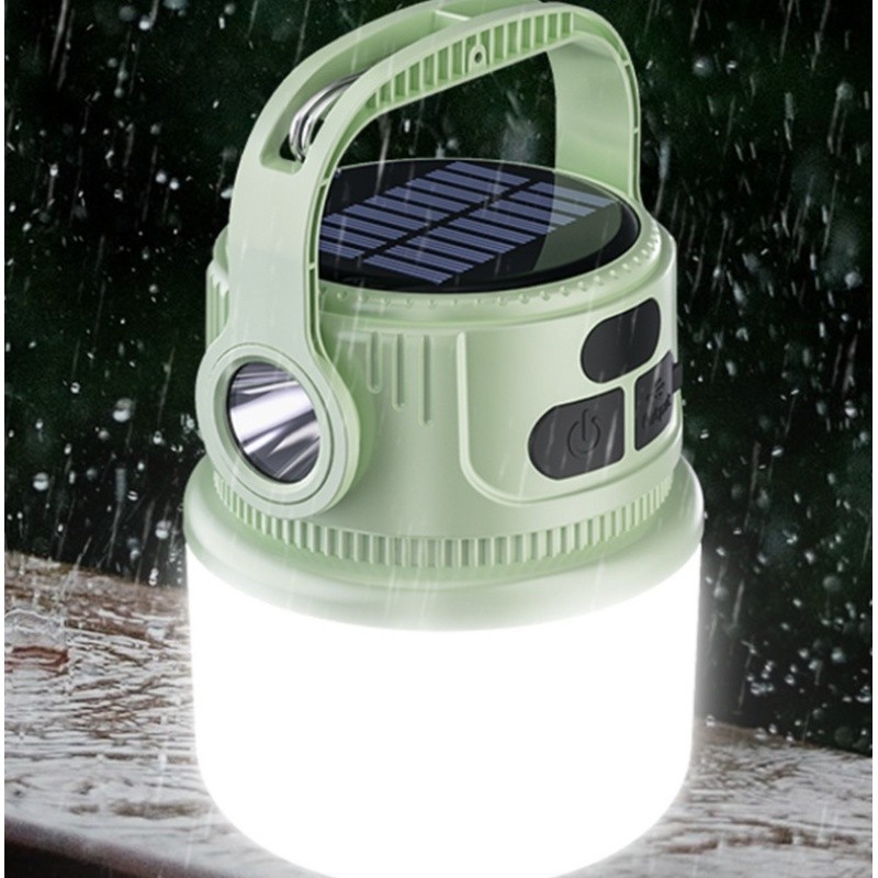 Explorer Rechargeable LED Lantern with Sun-Charged Power Panel