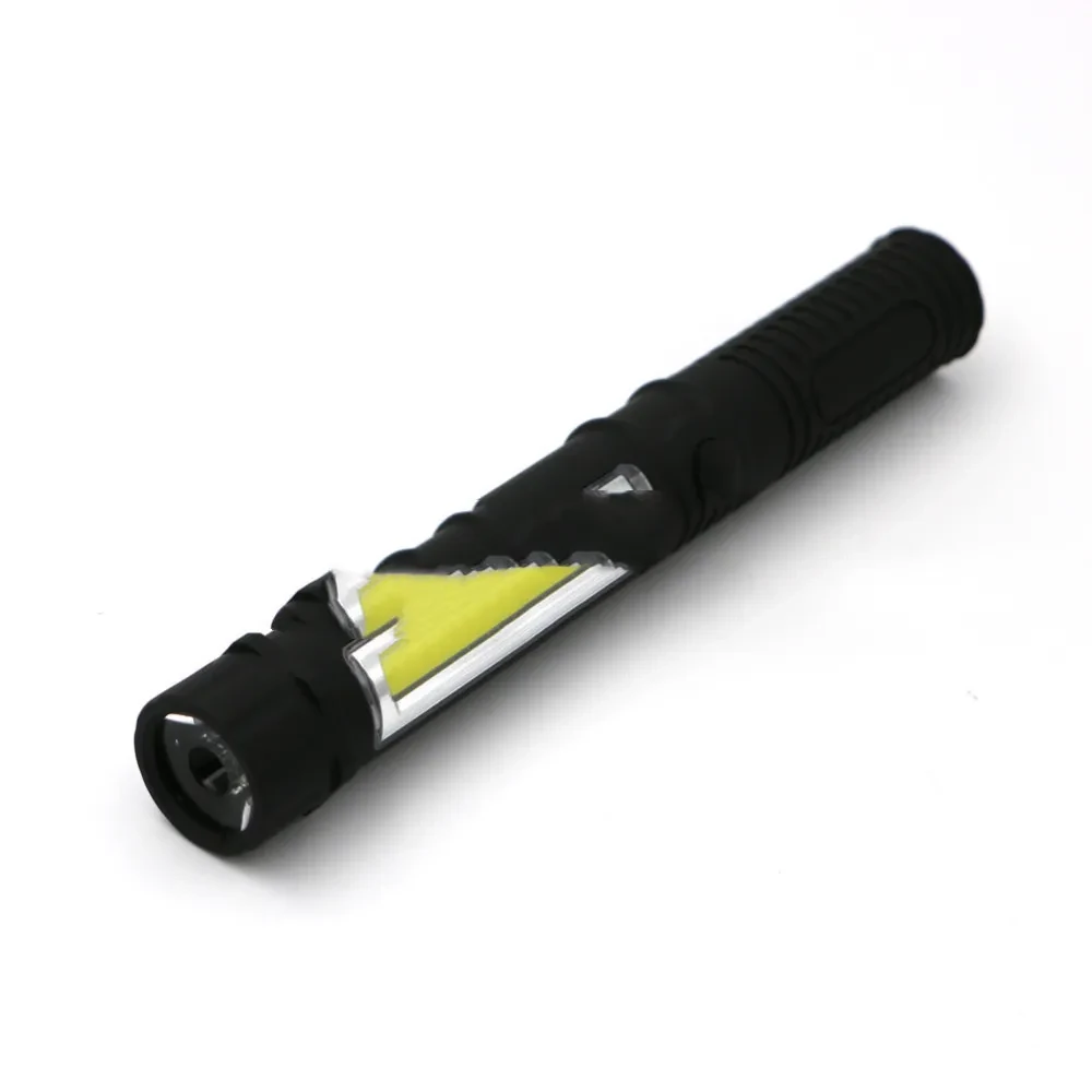 Outdoor LED Pen Light with Magnetic Base Battery-Powered Lamp