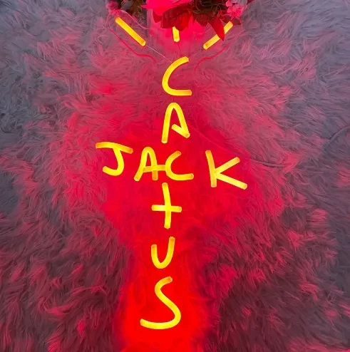 LED Neon Sign Light Board Customizable Luminous Characters 40x18cm