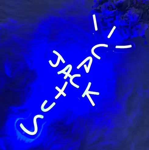 LED Neon Sign Light Board Customizable Luminous Characters 40x18cm