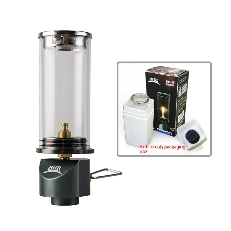 Dream Candle Portable Butane Camping Gas Lantern with Glass Shade