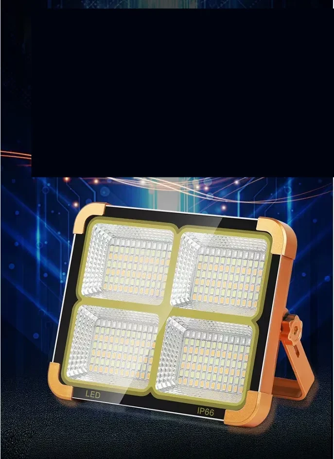 Solar LED Flood Light 300W 5730 LED Outdoor Waterproof 6V