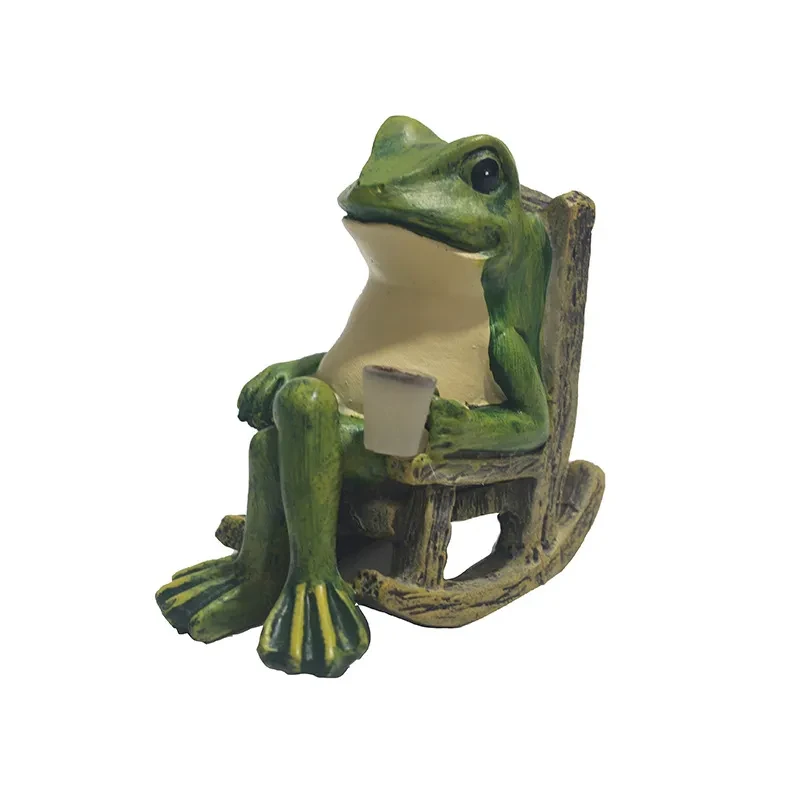 Solar-Powered Frog Night Lamp for Garden, Patio & Courtyard Decor