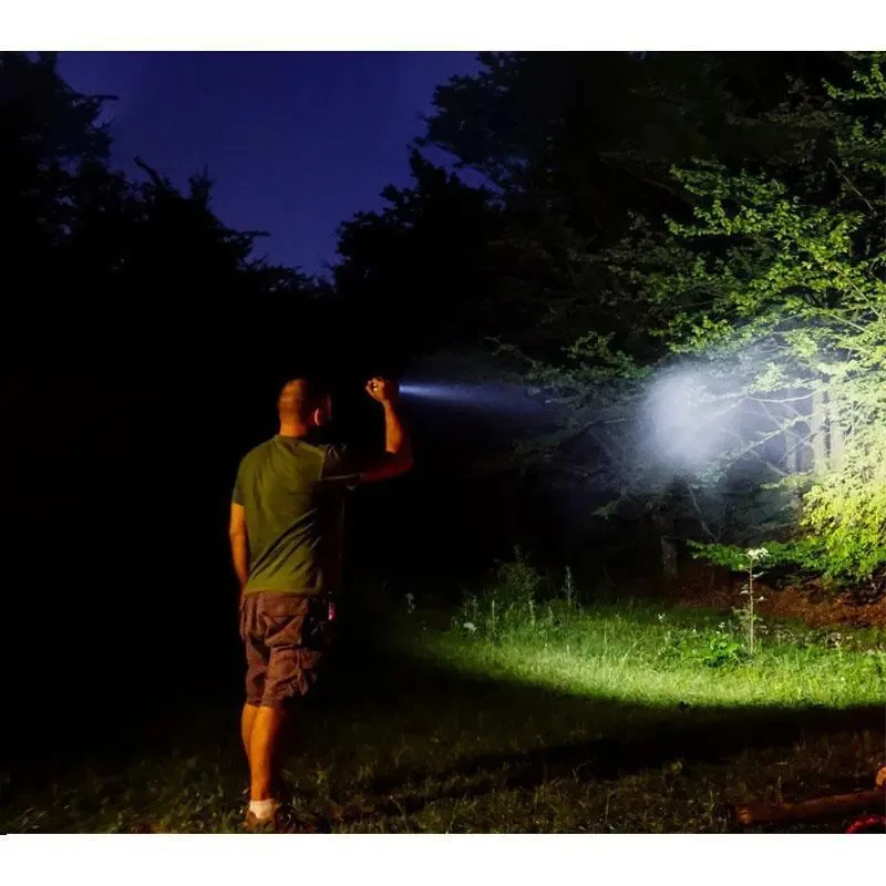 Rotatable Magnetic Work Light 10W LED Rechargeable Flashlight