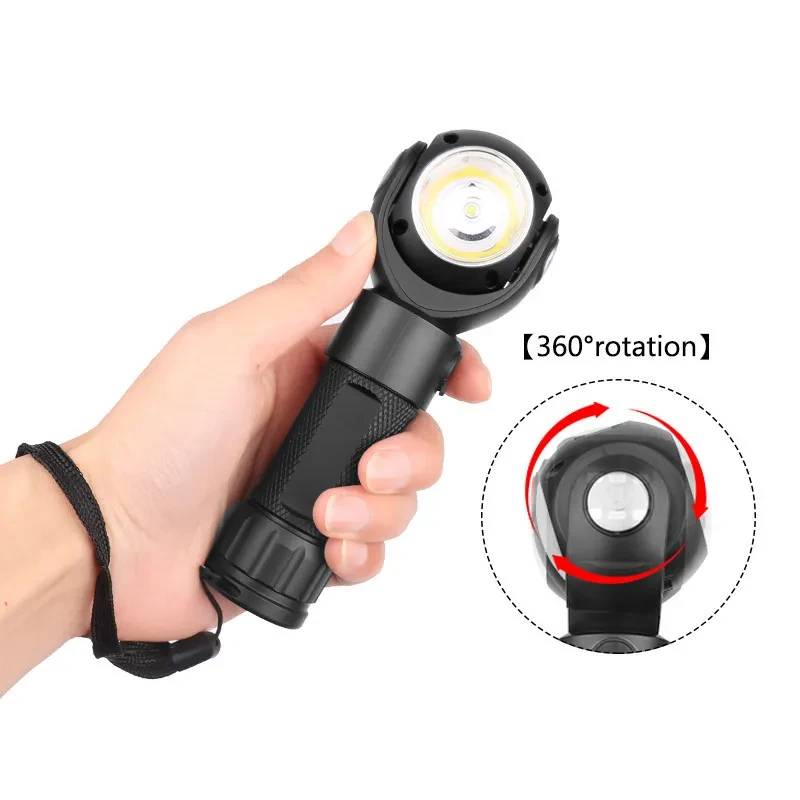Rotatable Magnetic Work Light 10W LED Rechargeable Flashlight