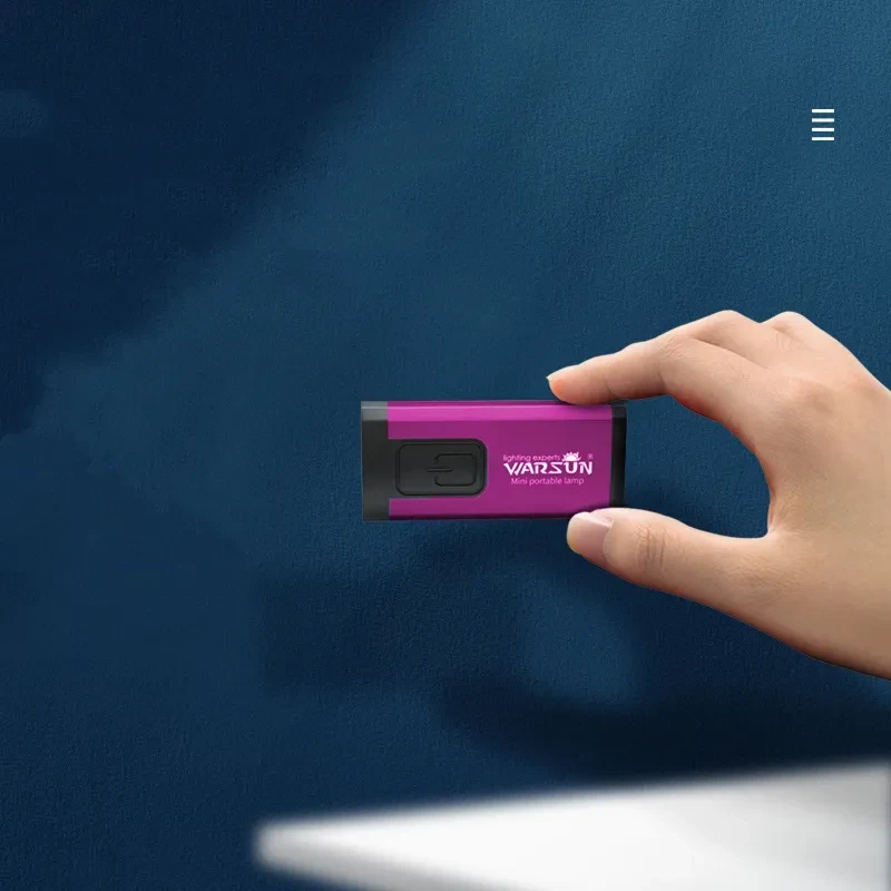 Pocket-Size Alloy Illumination Tool with Fast Charge for Daily Carry