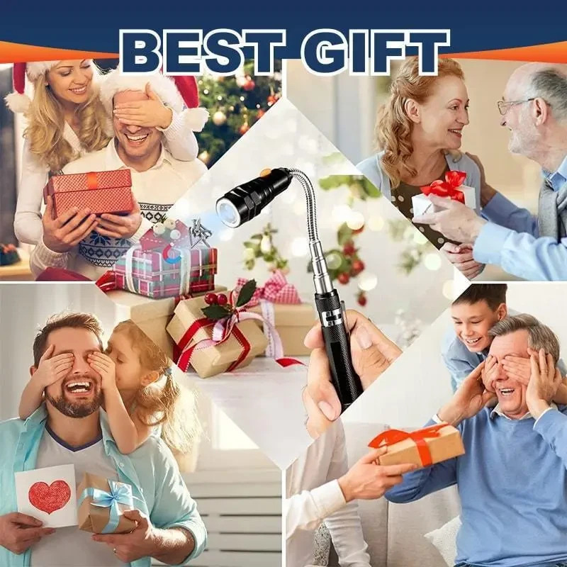 Flexible Magnetic Inspection Light with Extendable Shaft for Repairs