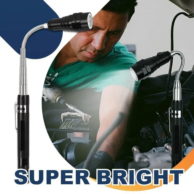 Flexible Magnetic Inspection Light with Extendable Shaft for Repairs
