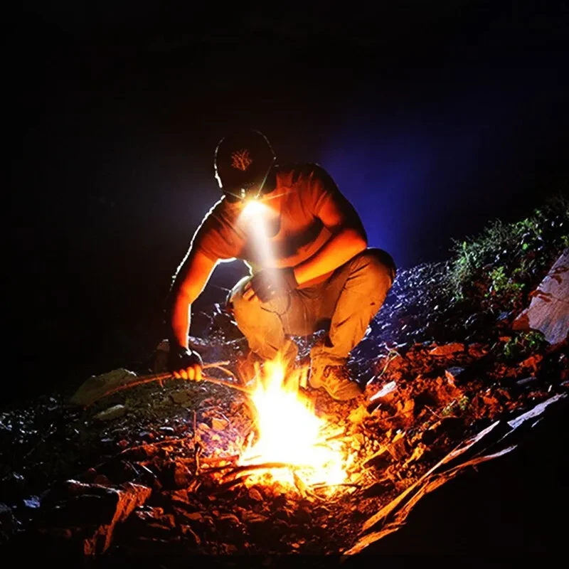 USB Rechargeable Motion Sensor Cap Light with Dual Mount Design