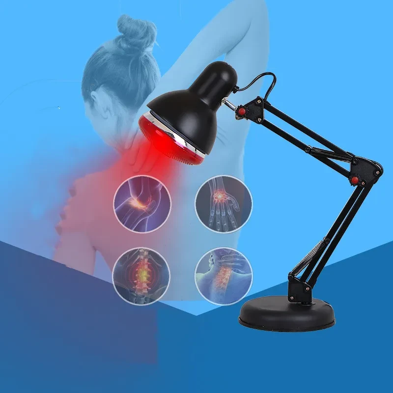 Adjustable Metal Infrared Heat Lamp for Home Therapy & Pain Relief